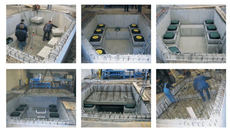 Vibration-Isolated Foundations for Machine Installation